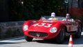 MASERATI 150 S 1955 on an old racing car in rally Mille Miglia 2017 Royalty Free Stock Photo
