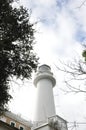 Pesaro lighthouse on mount san bartolo Royalty Free Stock Photo