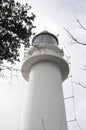Pesaro lighthouse on mount san bartolo Royalty Free Stock Photo