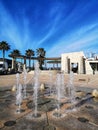 PESCAR, ITALY - May 22, 2020: Le Laudi square in Pescara in Italy Royalty Free Stock Photo