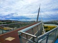 Pescara, Italy, summer 2018, the beach, in the canal and port of Pescara city, Abruzzo region