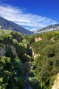 Pescara river gorge Royalty Free Stock Photo