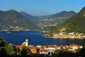 Peschiera town, Iseo lake Royalty Free Stock Photo