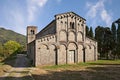 Pescia, Pistoia, Tuscany, Italy: the medieval church in the hamlet Castelvecchio, ancient village on the Apennine mountains