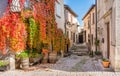 The picturesque village of Pescocostanzo on a sunny day. Abruzzo, central Italy.