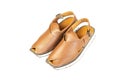 The Peshwari chappal or tsaplay are worn by men casually or formally, usually with the shalwar kameez in summer use as a sandals