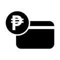 Peso icon credit card icon