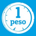 Peso icon white