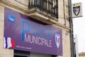 Police municipale means in french Municipal police sign of pessac local police under Royalty Free Stock Photo