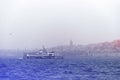 Pessenger ship in Bosphorus -Istanbul, Turkey Royalty Free Stock Photo