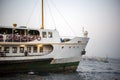 Pessenger ship in Istanbul bosphorus, Turkey Royalty Free Stock Photo