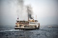 Pessenger ship in Istanbul bosphorus, Turkey Royalty Free Stock Photo