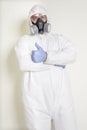 Pest Control, Bio Hazard Worker Royalty Free Stock Photo