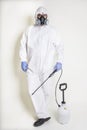 Pest Control, Bio Hazard Worker Royalty Free Stock Photo