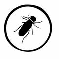 Pest control company logo, pest control Royalty Free Stock Photo