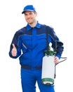 Pest Control Exterminator Man Worker Royalty Free Stock Photo