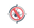 Pest Control, insect, chemical poison. Pest control services, target, insects exterminator. No, prohibit signs mite.