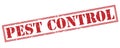 Pest control red stamp Royalty Free Stock Photo
