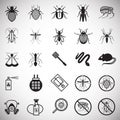 Pest icons set on white background for graphic and web design, Modern simple vector sign. Internet concept. Trendy symbol for Royalty Free Stock Photo