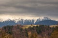 The Pestera village from Transylvania, landscape from Romania. Royalty Free Stock Photo