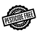 Pesticide Free rubber stamp
