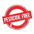 Pesticide Free rubber stamp
