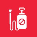 pesticide sprayer, herbicide or insecticide icon