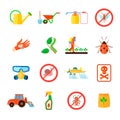 Pesticides Icons Set