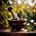 Pestle , device to pound and grind spices