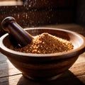 Pestle , device to pound and grind spices