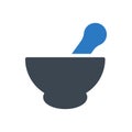 Pestle glyph color icon