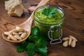 Pesto with parsley and almonds