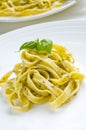 Pesto pasta Royalty Free Stock Photo