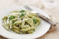 Pesto Pasta Royalty Free Stock Photo