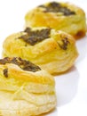 Pesto pastry puffs