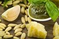 Pesto sauce Royalty Free Stock Photo