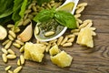 Pesto sauce Royalty Free Stock Photo