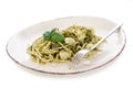 Pesto trofie typical genoa