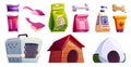 Pet animal shop interior isolated vector clipart