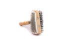 Pet brush with clump Royalty Free Stock Photo