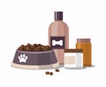 Pet Care Accessories. Pet shop icon.