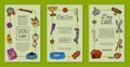 Pet care supply funny colorful card petsshop advertising bookmark with dog kennel vector illustration. Animal accessory