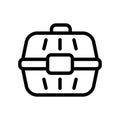 pet carrier icon illustration vector graphic Royalty Free Stock Photo