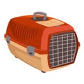 Pet carrier, small dog or cat kennel Royalty Free Stock Photo