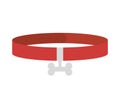 Pet collar isolated icon