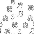Pet Disease Ill Health Problem Vector Seamless Pattern Royalty Free Stock Photo