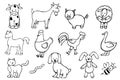 Pet doodle set, world animal day.