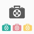 Pet first aid kit icon, first aid kit, healthcare Royalty Free Stock Photo