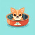 Pet_food_bowl Royalty Free Stock Photo