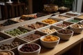 pet food and treat buffet, with variety of options for different types of diets